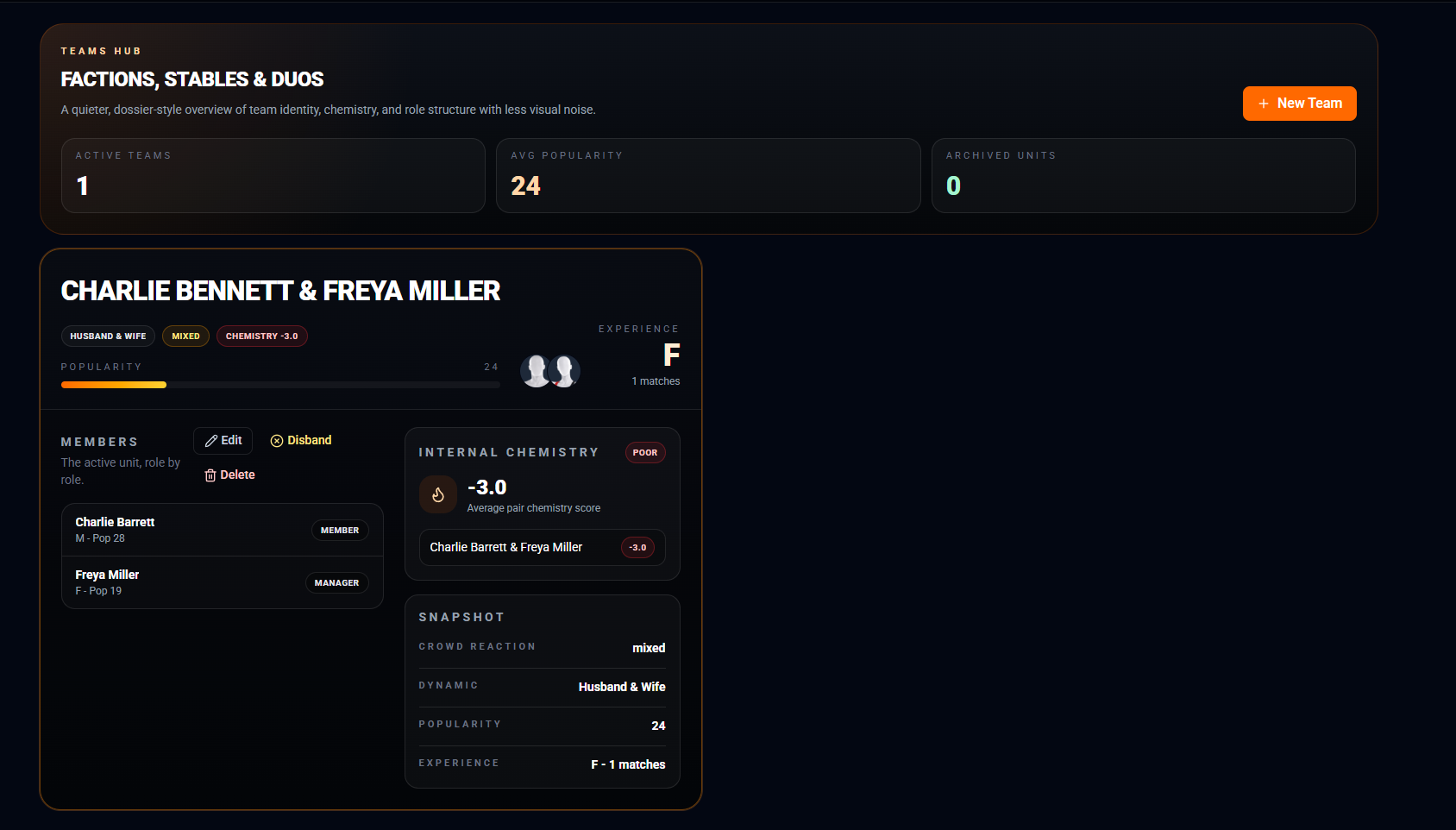 Main Event Wrestling Manager screenshot